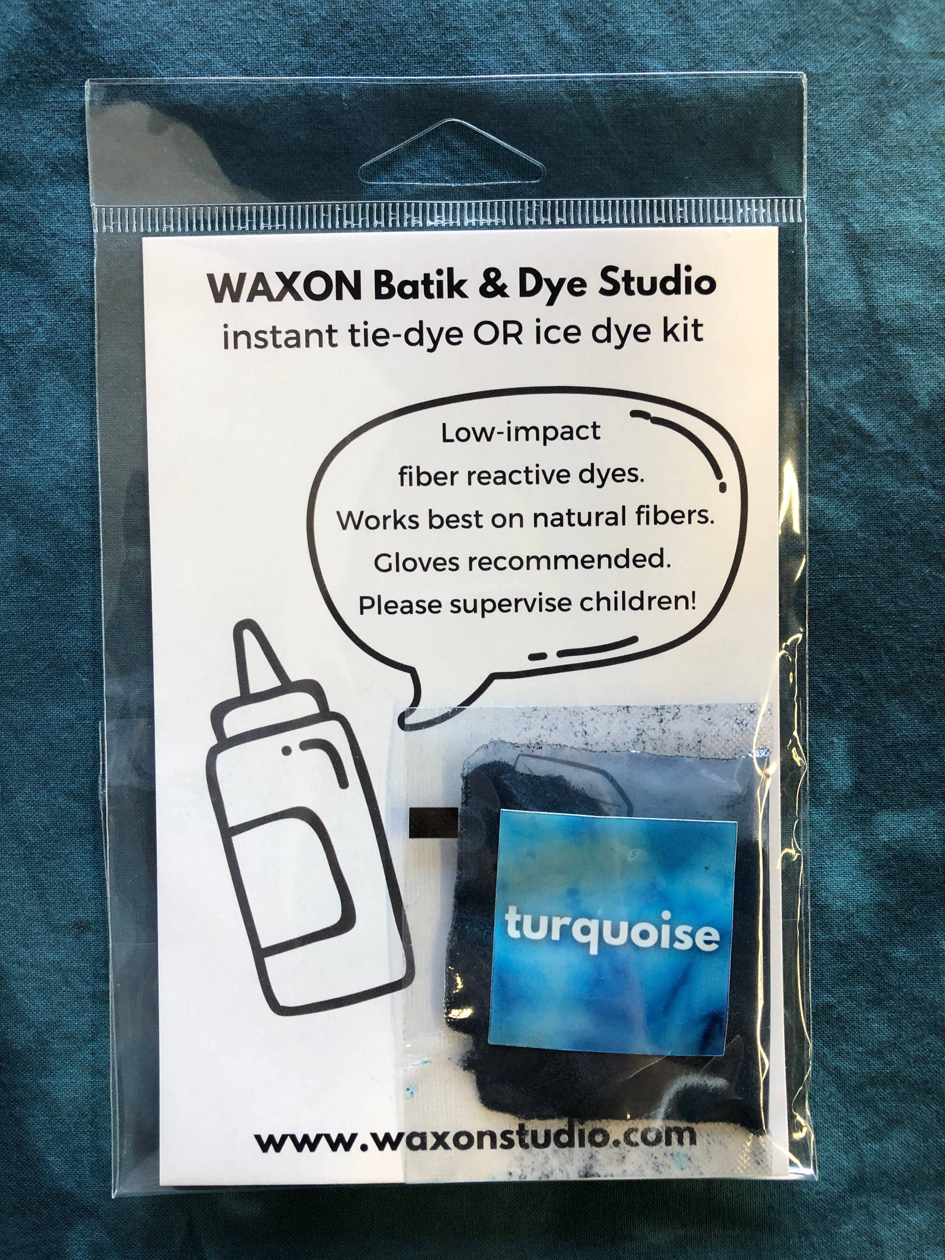 WAXON Batik & Dye Studio - Vente Kit de bricolage - Kit de teinture rapide et facile, format carte postale, pour Ice Dye ou Tie-Dye7