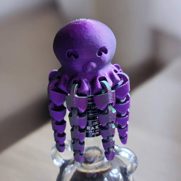 Color Shift Fidget Octopus for wholesale by Crafted Mayhem
