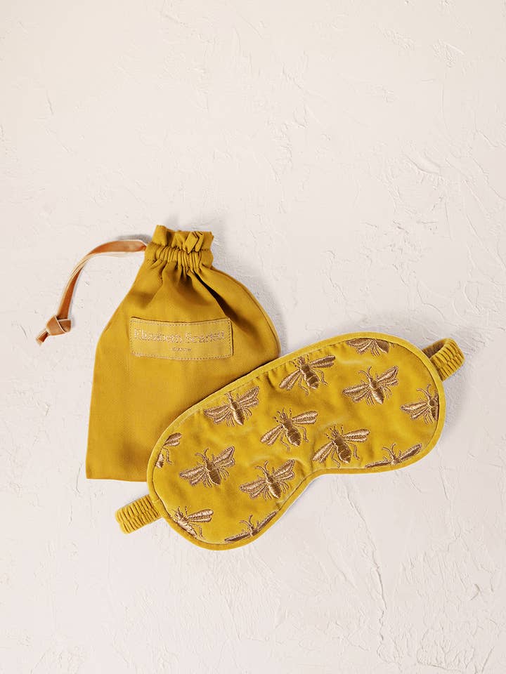 Honey Bee Eye Mask for wholesale by Elizabeth Scarlett Ltd