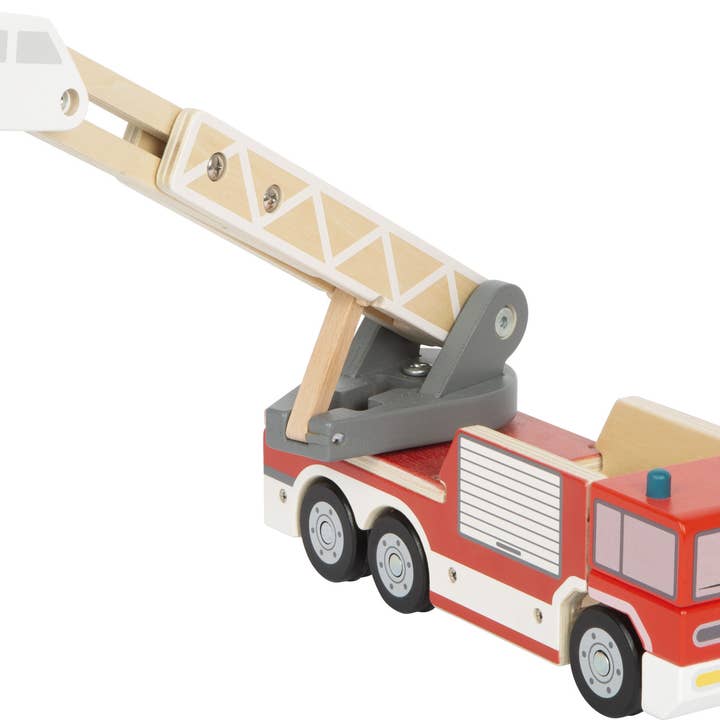 small foot - Wholesale Wood Toy - Kids - Fire brigade with turntable ladder | Vehicles | Wooden toy6