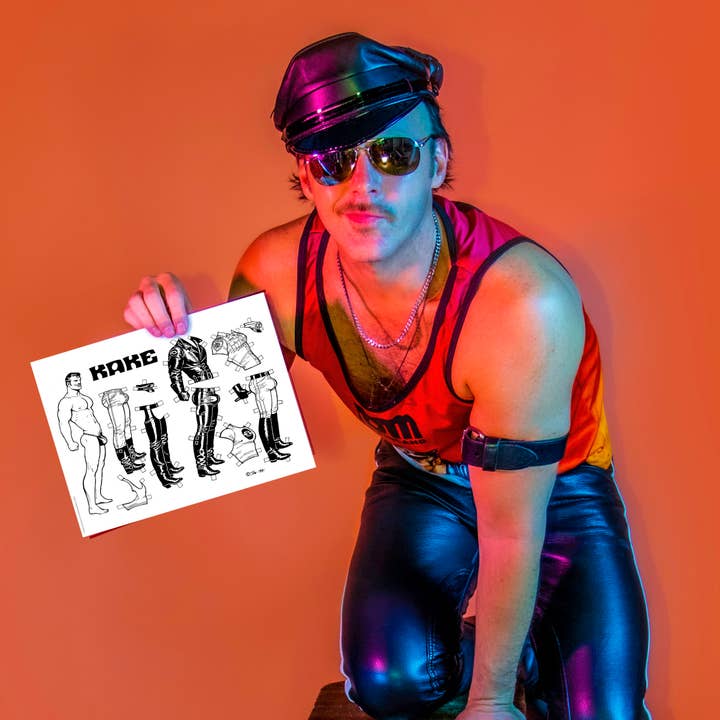 Peachy Kings / Kweer Cards - Wholesale Poster - Tom of Finland Mini Poster "KAKE" Â Paper Doll