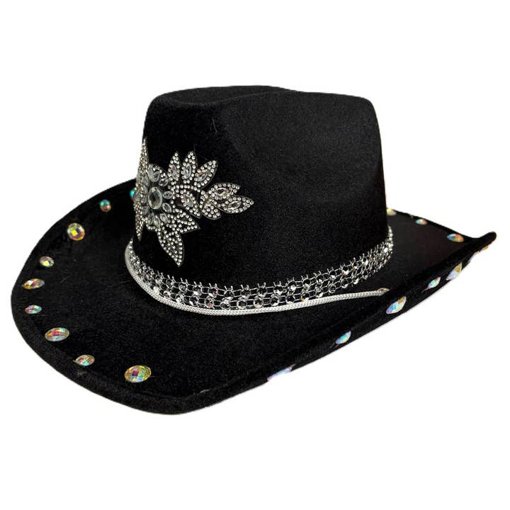 Stylex Party - Wholesale Cowboyhoed - Dames - Diamanten Cowgirl Hoeden Festivaljuwelen Concertaccessoires3