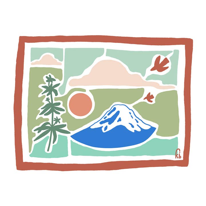 Bird Song Art Print for wholesale by Keebee Studios