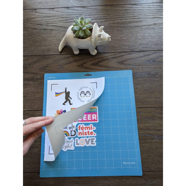 PrismPressCo - Wholesale Sticker - Queer Joy W Lavender Sticker, Pride Sticker, Vinyl Sticker4