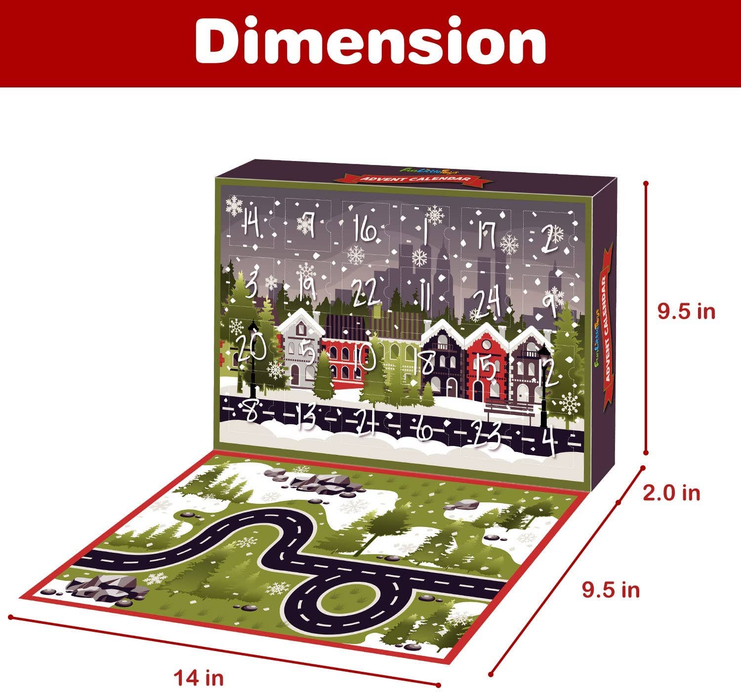 Fun Little Toys – Calendário do advento por atacado – Calendário do Advento 2023 para Contagem Regressiva do Natal1