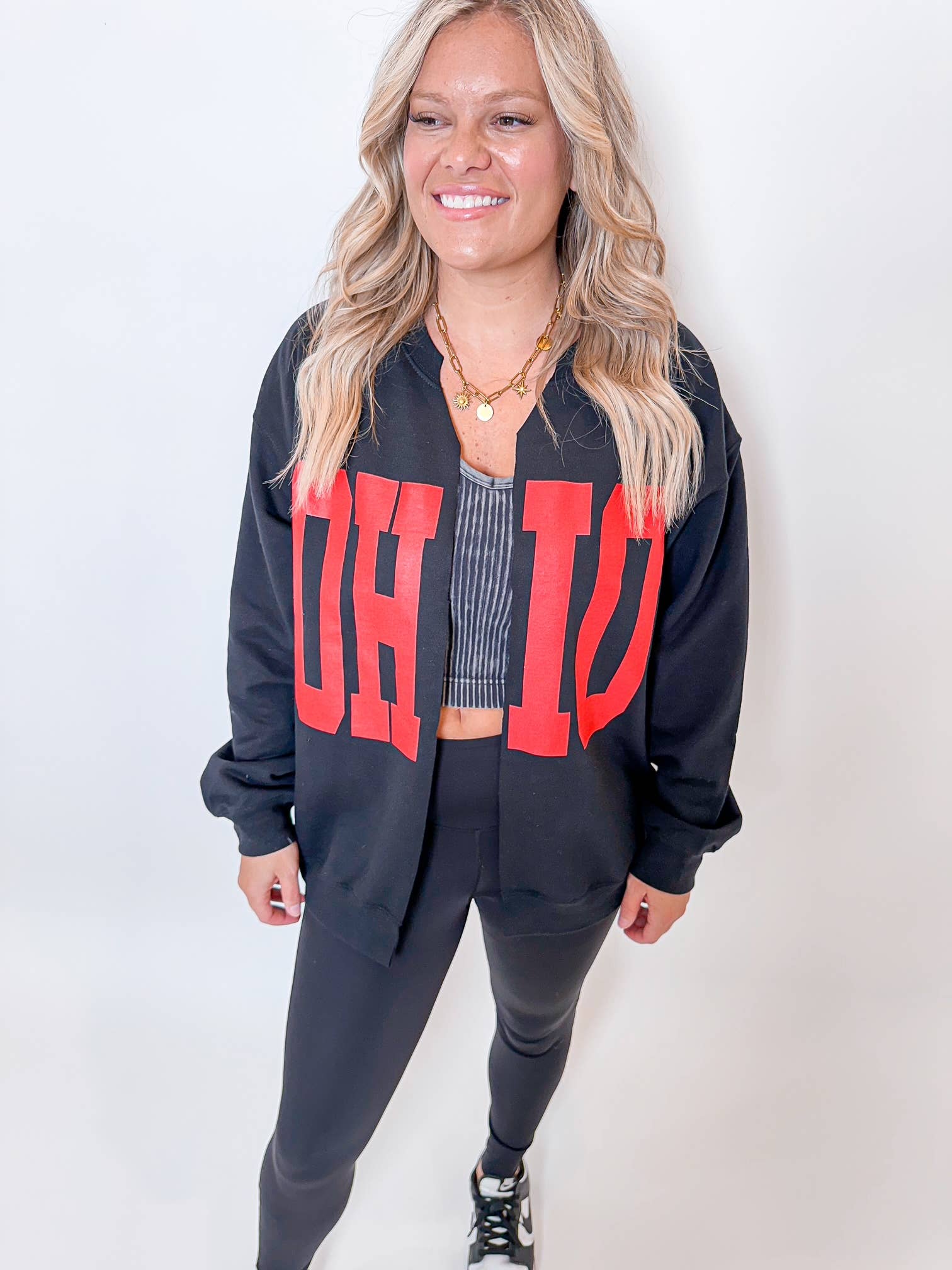 Wicker Road Boutique - Wholesale Cardigan - Women's - Black OHIO cardigan2