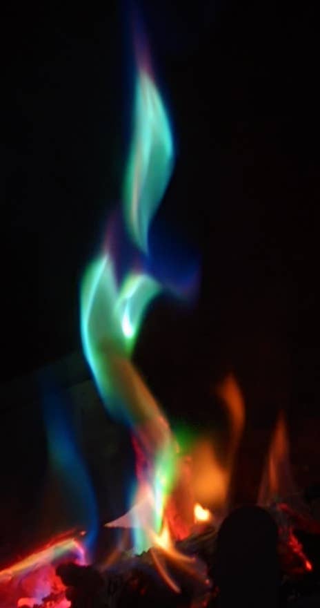 Azul/Verde Discos de llama de colores originales - Azul eléctrico de venta al por mayor en Faire4