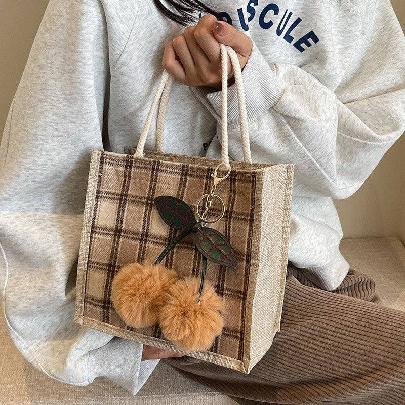 ShieldChic - Wholesale Tote Bag - Women's - Large Capacity  Handbag With Pendant1