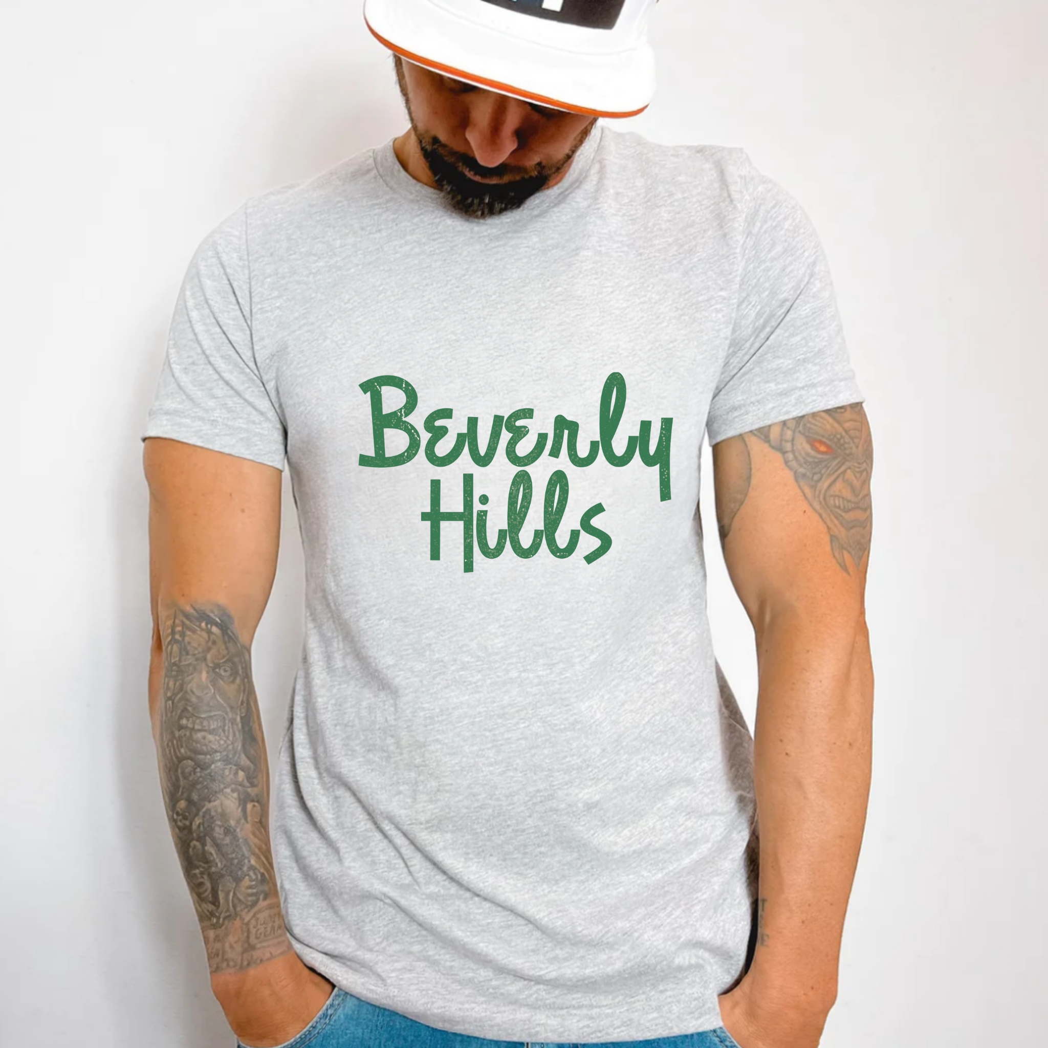 TEELUX - Wholesale Sublimation Transfer - Beverly Hills in Green -  Matte Clear Film Transfer3