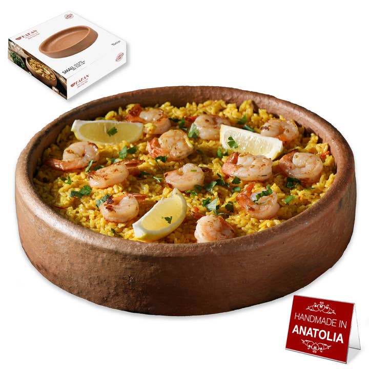 Hakan - Wholesale Cooking Pot - Hakan Efes Clay Pan for Cooking, Unglazed Pot, No Lid