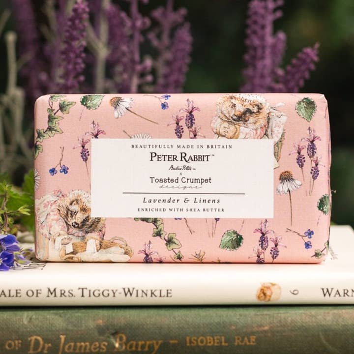 Mrs. Tiggy-Winkle "Lavender & Linens" Soap (Peter Rabbit) for wholesale by Toasted Crumpet