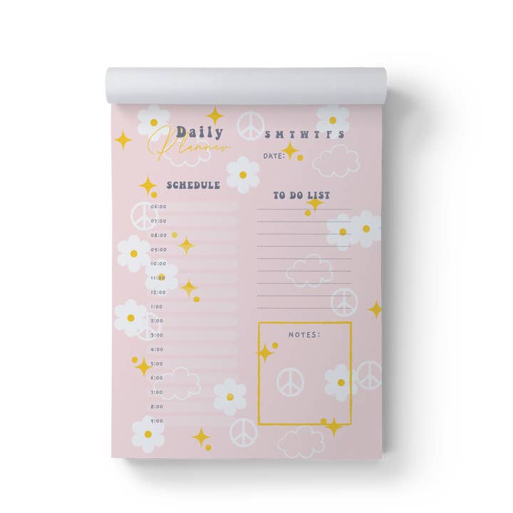 Bloc-notes du planificateur quotidien pour la vente par Designs by Tene