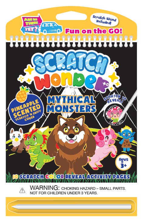 Scentco, Inc - Wholesale Coloring & Activity Book - Kids & Baby - Scratch That - Mythical Monsters2