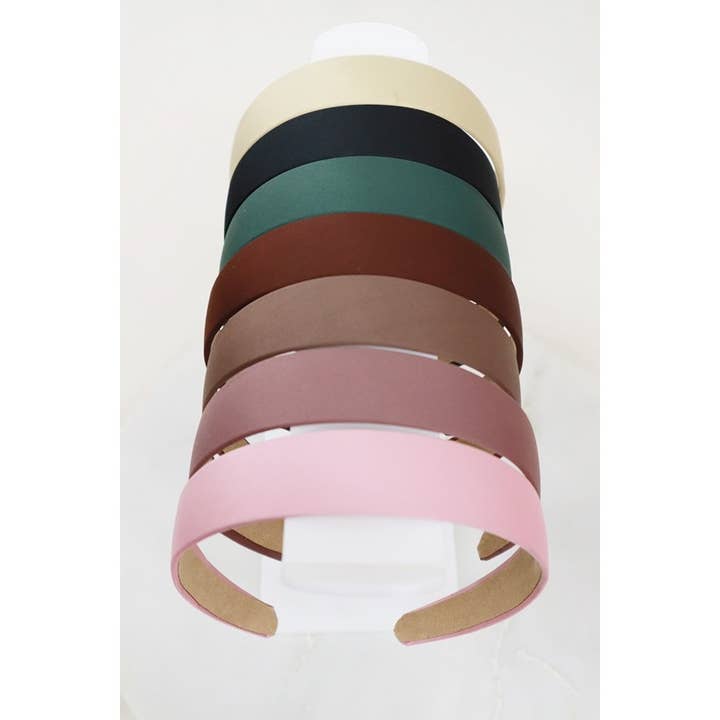MIX COLOR Satin Headband for wholesale on Faire2