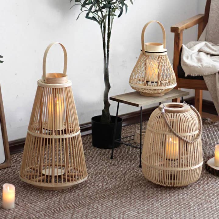 BRECK + FOX - Wholesale Lantern - Rattan Lanterns3