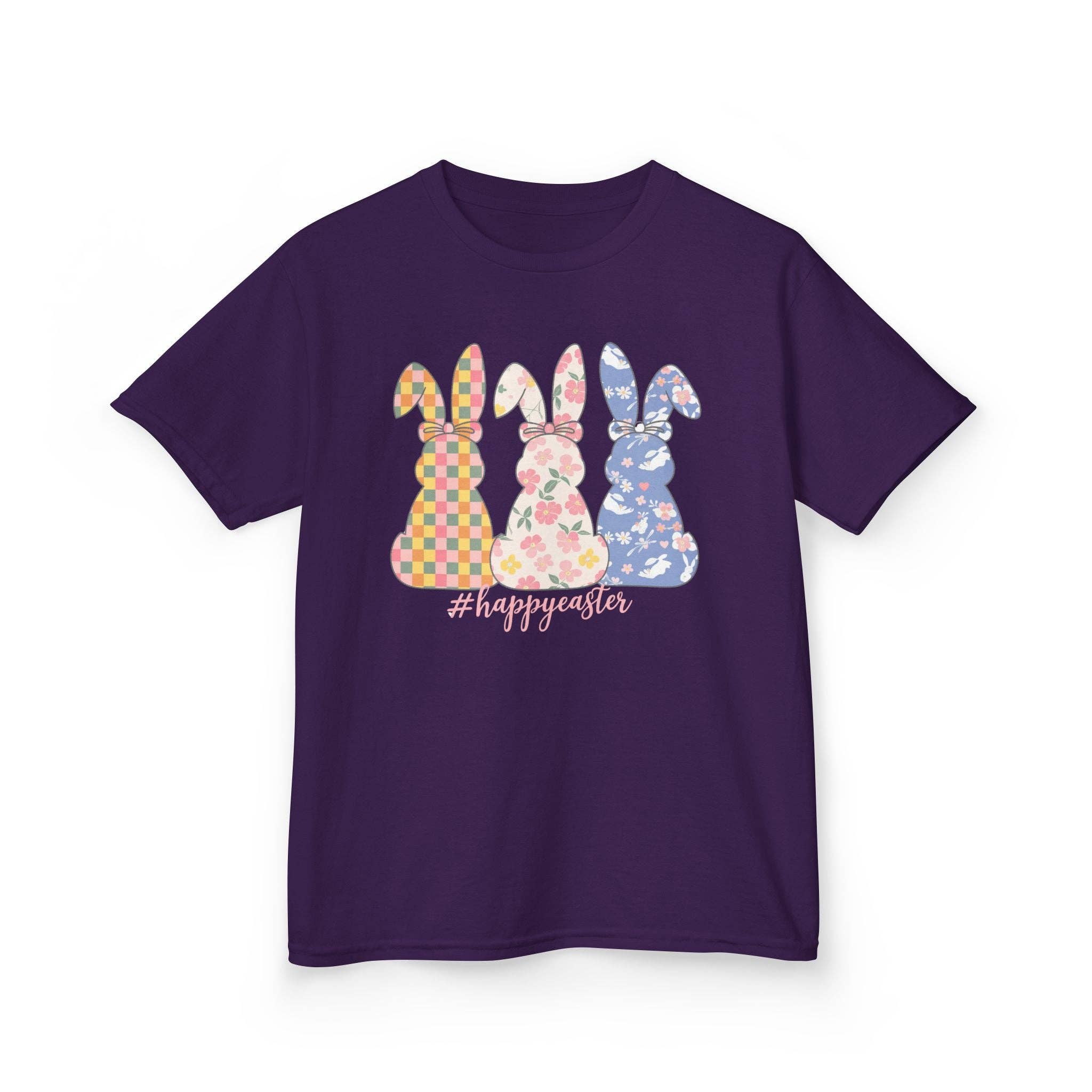M2B Designs - Wholesale Screen Printed T-Shirt - Kids - Happy Easter Bunny Youth Tee2