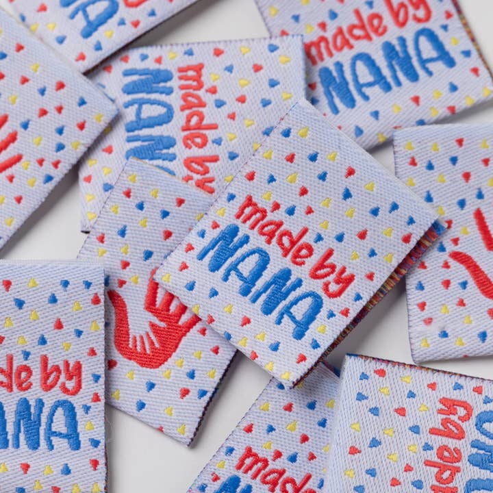MADE BY NANA - Sewing Labels Tags for wholesale by Little Rosy Cheeks