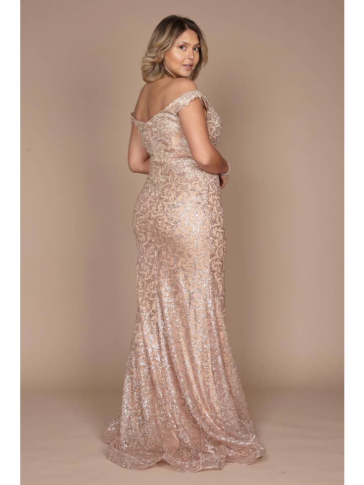 Kos Couture - Wholesale Gown - Women's - Long Mermaid Fitted Evening Dress 11