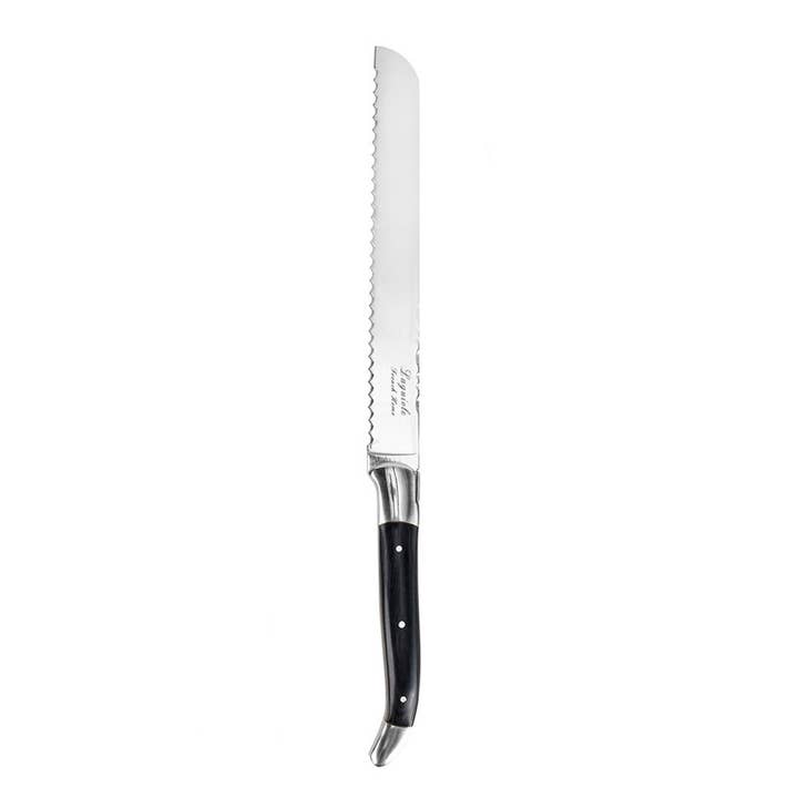 Laguiole Connoisseur Bread Knife with Pakkawood Handle for wholesale by French Home