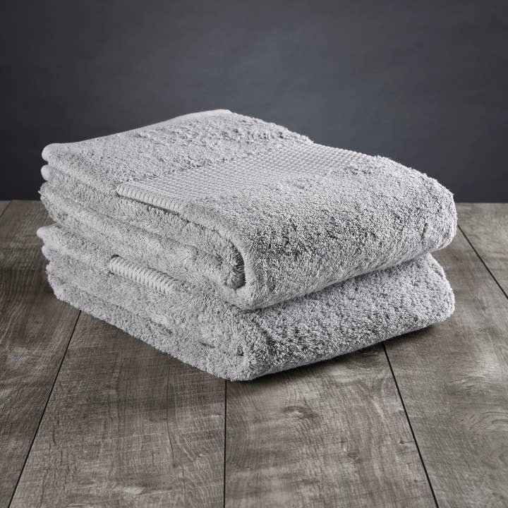 100% Organic Cotton Hand Towels (16-inch by 30-inch) 2 Pcs for wholesale by Delilah Home LLC