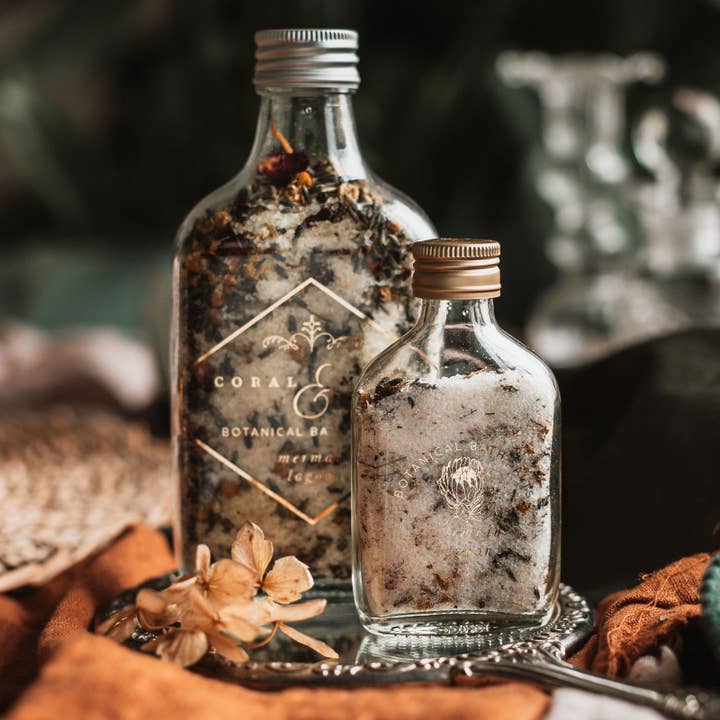 Coral & Moss – wholesale Bath salts – BOTANICAL BATH SALTS // MERMAID LAGOON