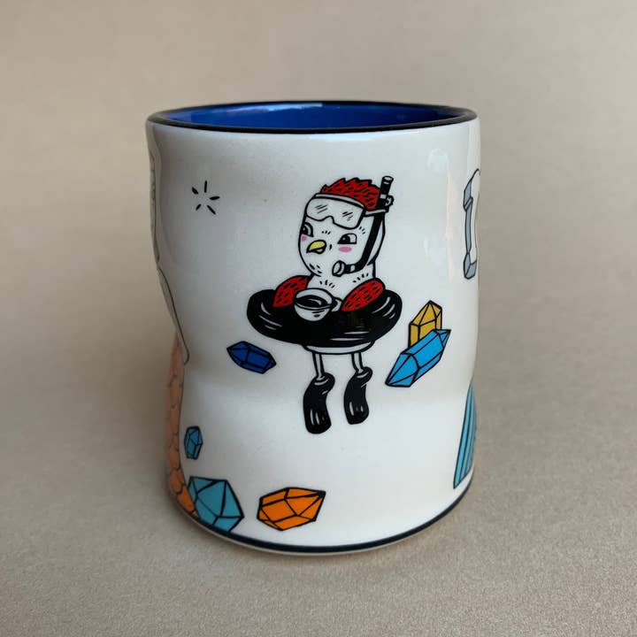 The Bowl Maker - Wholesale Coffee Mug - Lucky Mermaid Cup - Large Ceramic Mug1