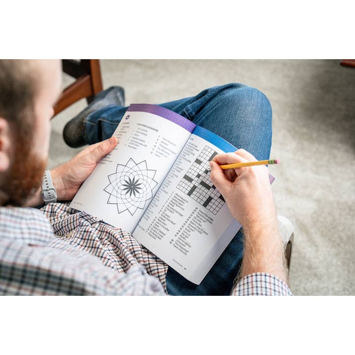 HarperCollins Focus - Wholesale Coloring & Activity Book - Adult - Brain Boost: 365 Brain Games for Adults2