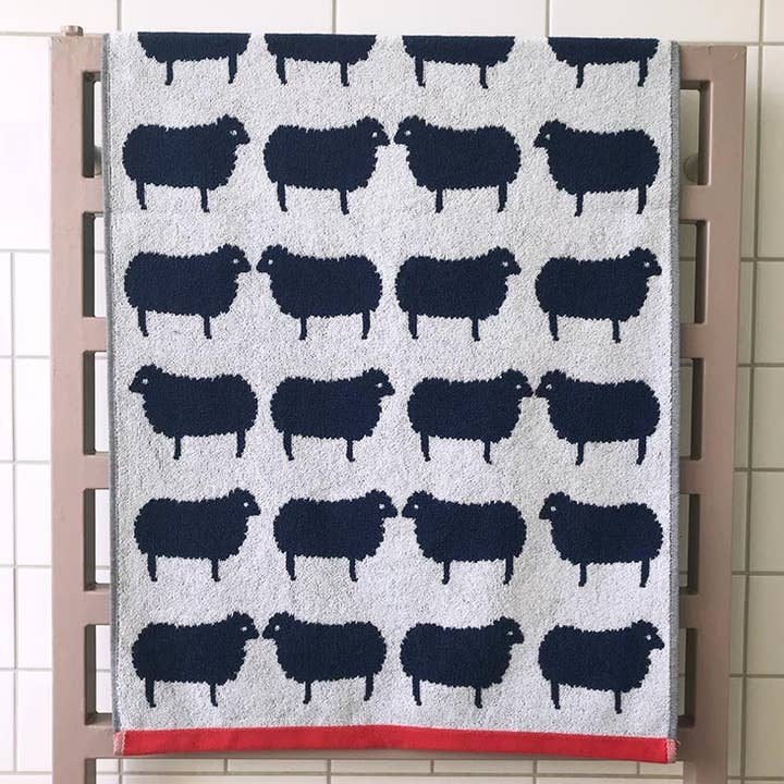 Anorak - Wholesale Bath Towel - Kissing Sheep Organic Cotton Towels3