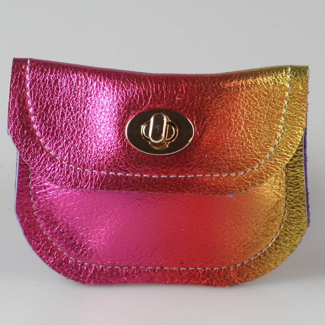 Zina Kao Exclusives - Wholesale Wallet - Women's - The Turnlock Metallic Leather Wallets: 3 sizes!38
