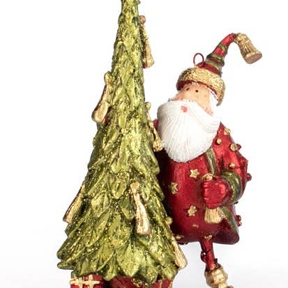 Dekorasyon Gifts Decor - Wholesale Christmas Decoration - 5.5" Tree Decorator Santa Ornament/Tabletop
