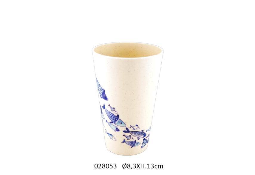 Faye - Wholesale Drinking Glass/Cup - 'Indigo' Glass Ø8.3 X H.13 cm