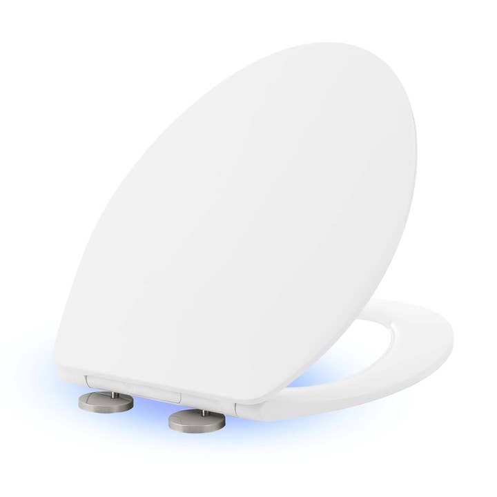 Swiss Madison - Wholesale Bathroom Accessory Set - Lumiere Elongated Quick-Release Toilet Seat with Night Light