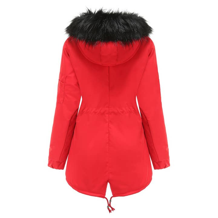 Marayn - Wholesale Coat - Women's - Warm Hooded MidLength Padded Parka Coat Winter 202562
