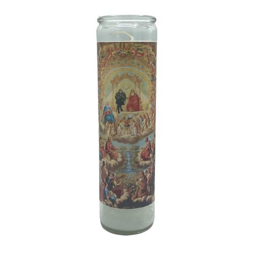 The Luminary and Co. - Wholesale Votive Candle - Bernie Sanders is Cold Meme Prayer Candle