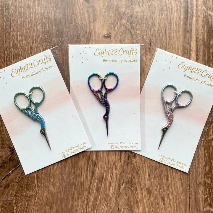 Modern Stork Scissors for Embroidery, Cross Stitch, Sewing for wholesale by Eight22Crafts