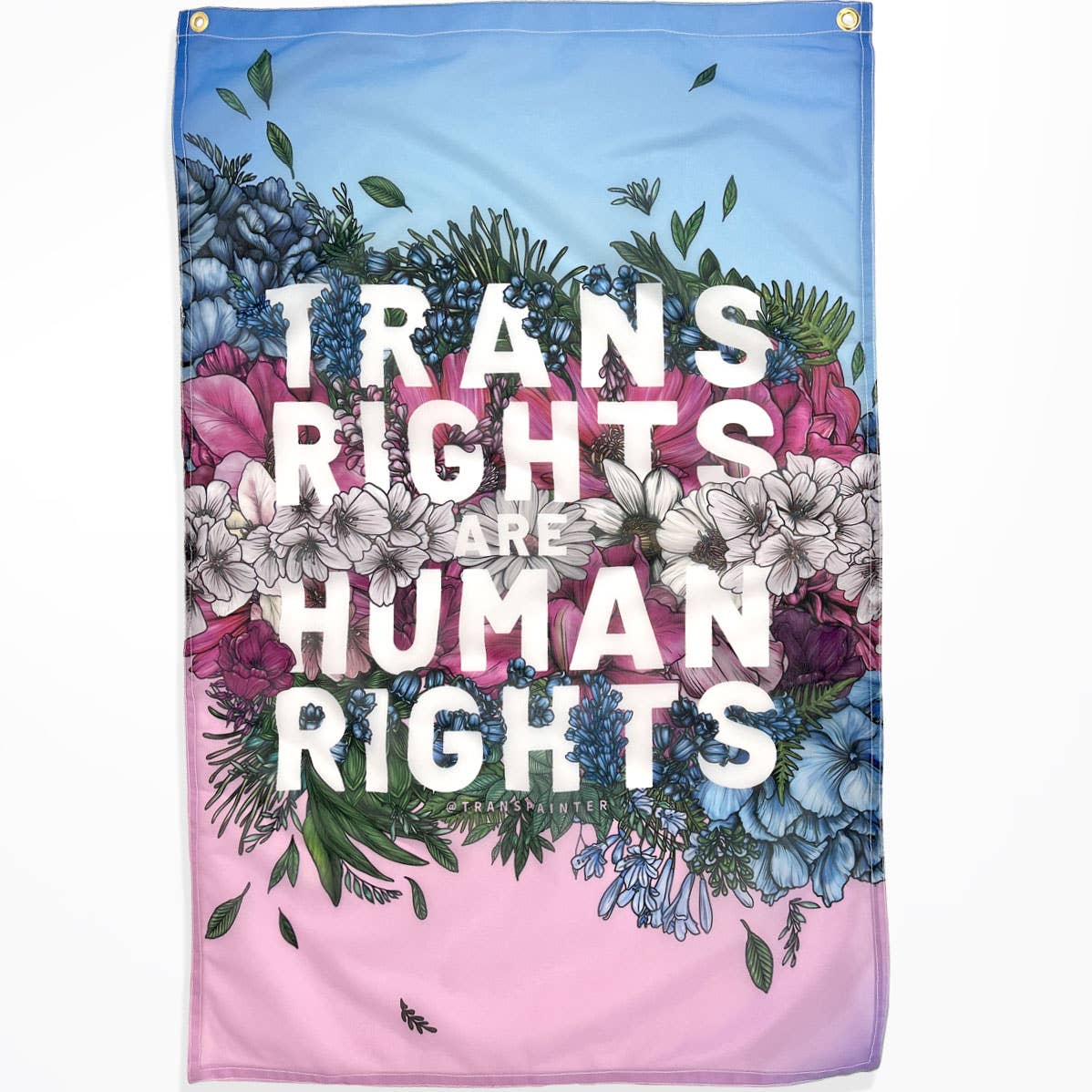 Transpainter - Wholesale Flag - Trans Rights Are Human Rights Flag | Trans Pride Flag1