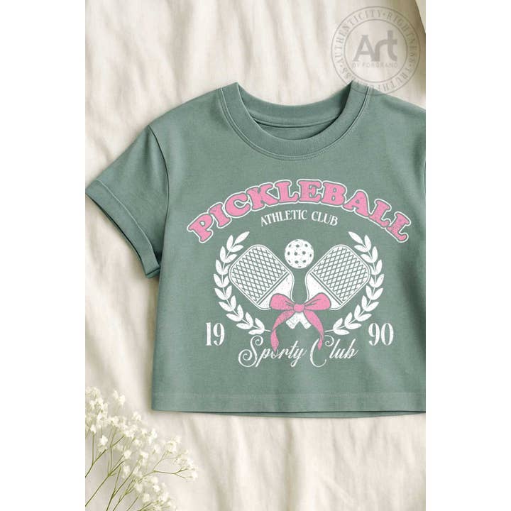 T-SHIRT CURTA PICKLEBALL 1990 por atacado de Art by Forgrand