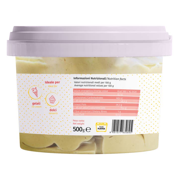 Dolcincasa.com - Vente Beurres de noix - Crème de noisette blanche - 500g2