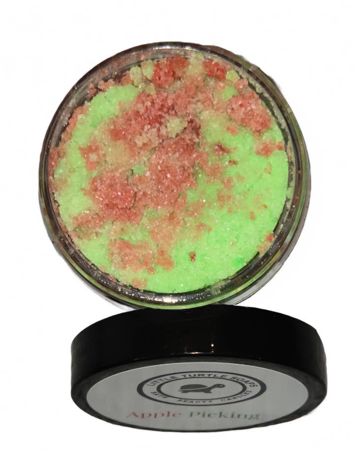 Apple Picking Goats Milk Sugar Scrub for wholesale by Little Turtle Soaps