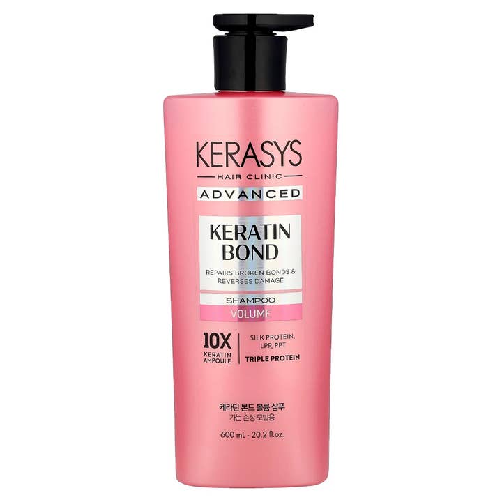KERASYS ADVANCED KERATIN BOND - VOLUME SHAMPOO 600ML (PINK) (3 PCS) for wholesale by WHOLESALEBEAUTYLA