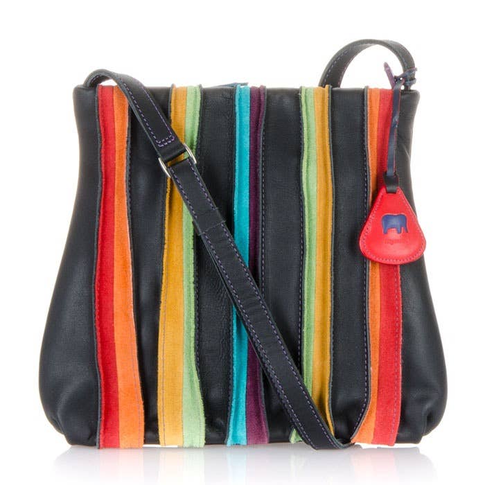 Sac à bandoulière Laguna de taille moyenne, noir pour la vente par Mywalit