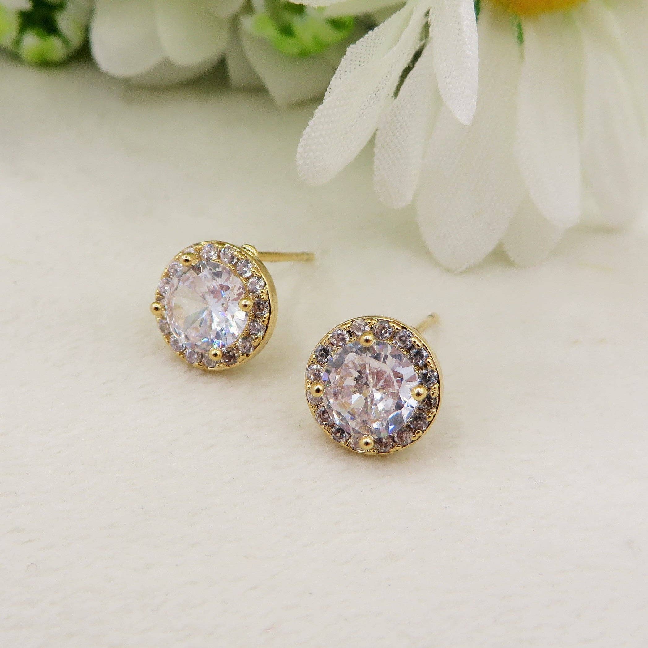 Daemon srls - Wholesale Jewelry Set - DELILAH Set 3 Paia- Orecchini punto luce in Cubic Zirconia3