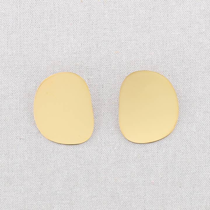 Orecchini a pressione in acciaio a forma geometrica per la vendita all'ingrosso da parte di Sonata