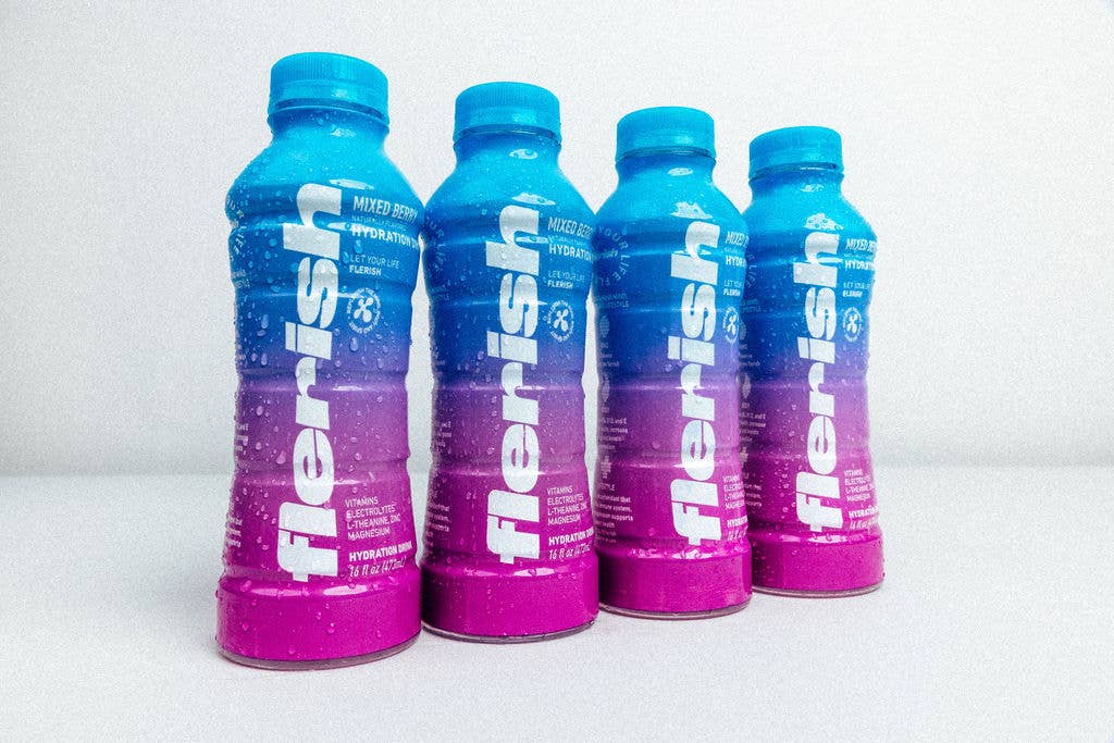 Flerish - Wholesale Sports/Energy Drink - Mixed Berry 12 Pack1