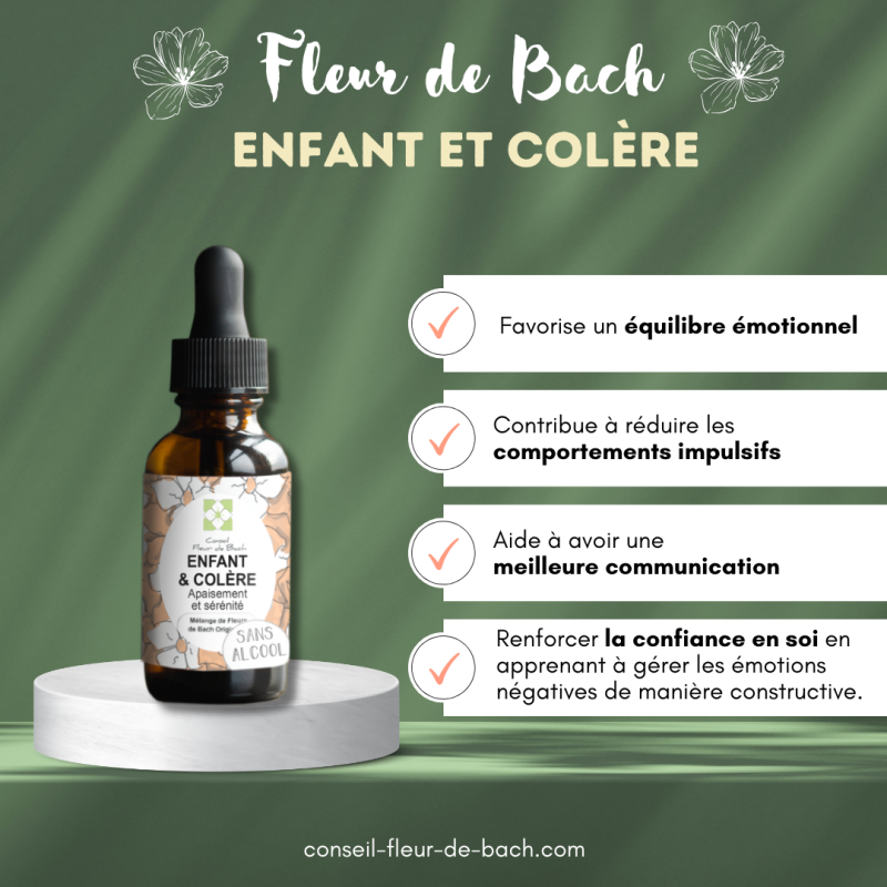 Conseil fleur de Bach - Wholesale Oral Supplement/Vitamin - Bach Flowers Child & Anger2