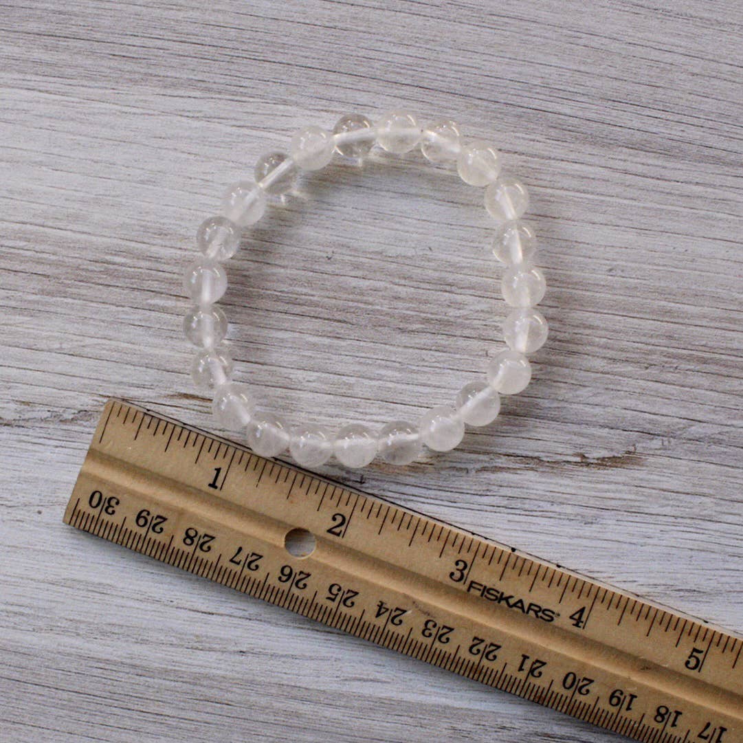 Pebble House - Wholesale Beaded Bracelet - Clear Quartz Bracelet 8mm - Crystals & Stones3