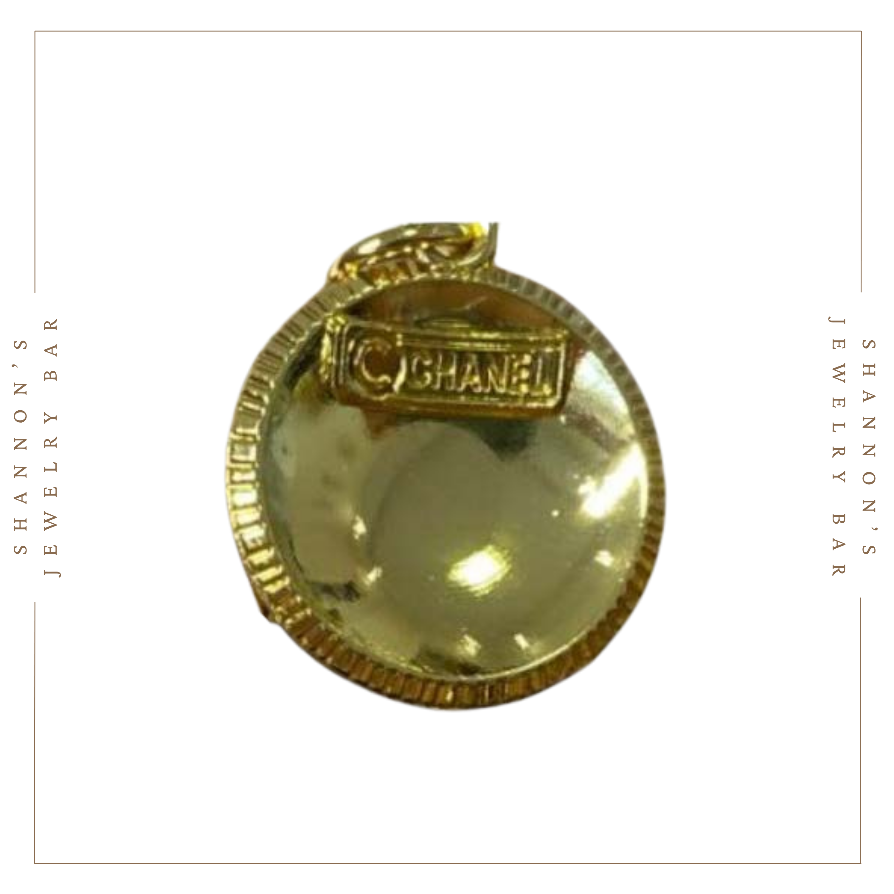 Shannon's Jewelry Bar - Vendita all'ingrosso Ciondolo/pendente - CHANEL Ciondolo con Cerniera Oro CC Rotondo 20mm3