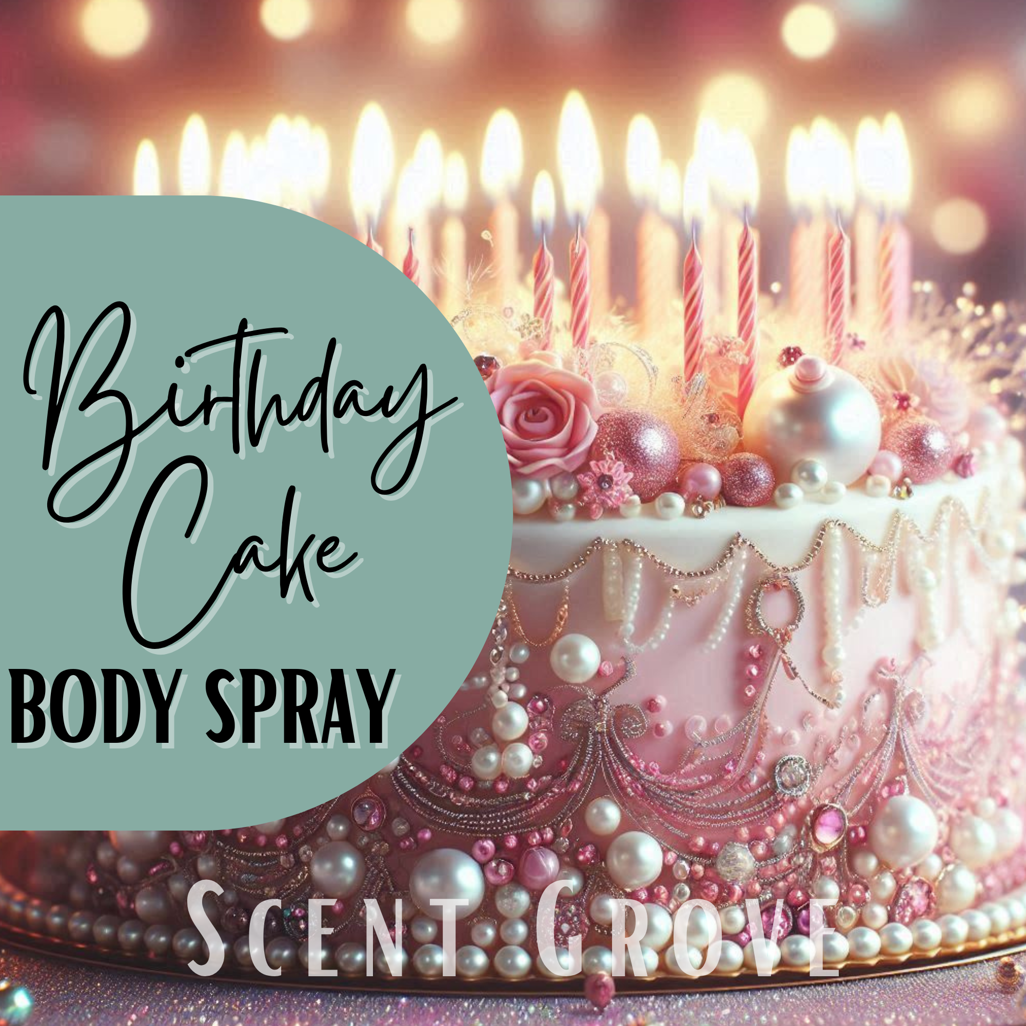 Scent Grove - Wholesale Room & linen spray - Birthday Cake scented body mist spray 100ml0