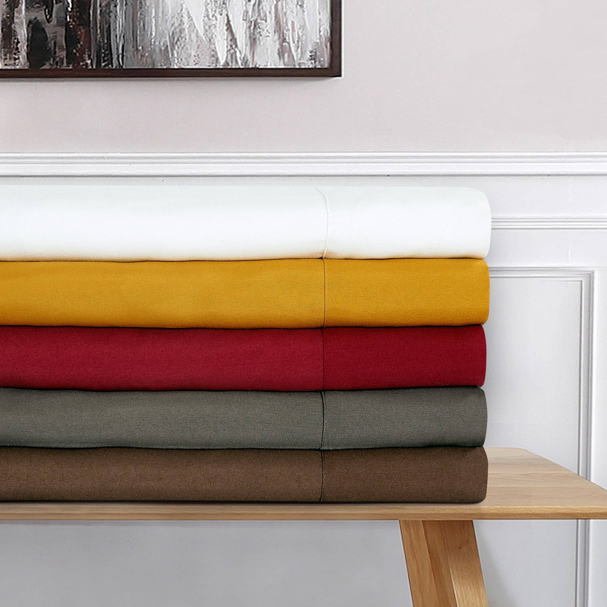 Linen Mart – wholesale Sheet set – Soft Microfiber Deep Pocket Bed Sheets - 4 Piece Set11