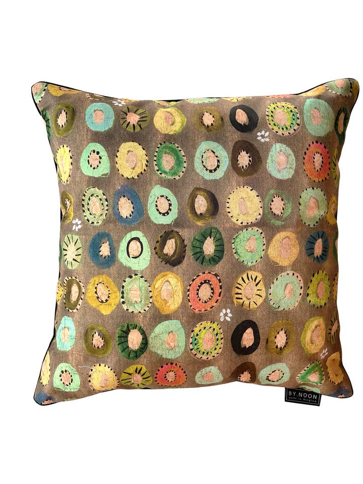 Kissen Beads grün 45 x 45 cm für den Großhandel von BY.NOON